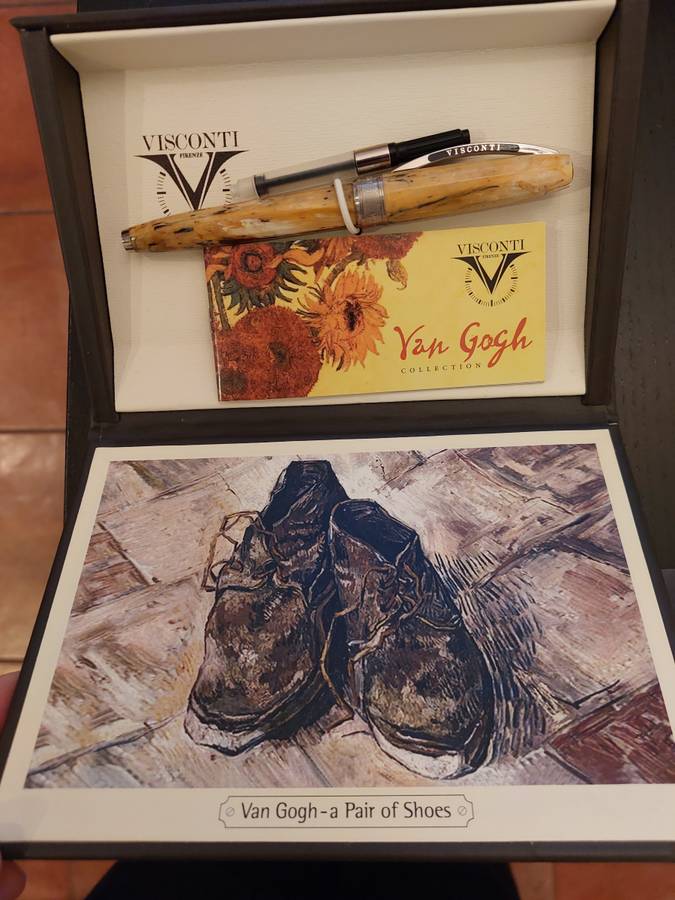 Pens and Pencils: : Visconti: Van Gogh A Pair of Shoes Fountain Pen - Medium Nib